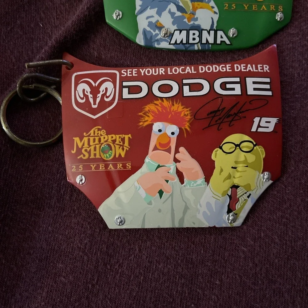 Winner's Circle Muppet Show Diecast Car & Hood Peanuts DuPont Dodge MBNA Dodge